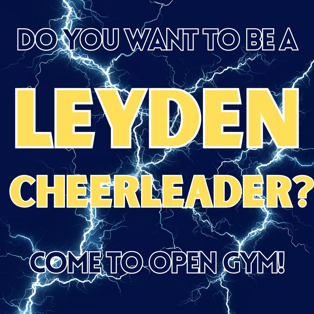 Leyden Cheerleading 📣 tweet media