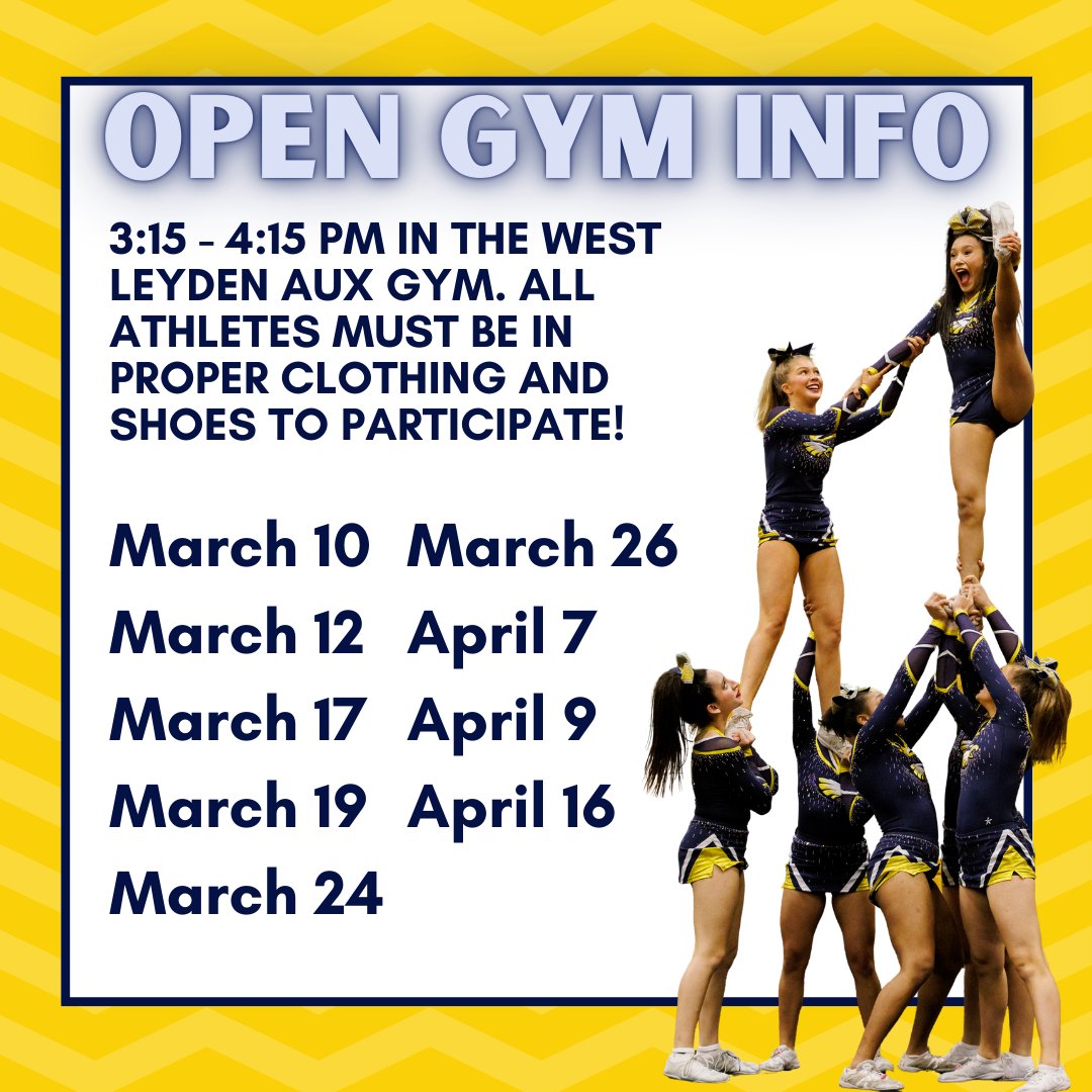 Leyden Cheerleading 📣 tweet media