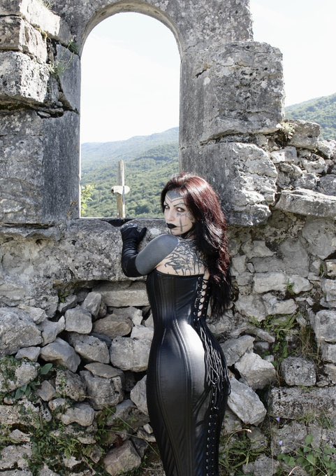 DarkSatanatrix's tweet photo. I stand amid the bones of old worlds 🦴🪦, corseted in midnight 🖤, painted in war paint of the night 🩸🌙. These ruins once held power… now they frame Mine 👑🕌.
Kneel in the shadow of My arch 🧎‍♂️🌌 and offer what little remains of your will 🩸🙇‍♂️ https://t.co/F4yngKsF6G
