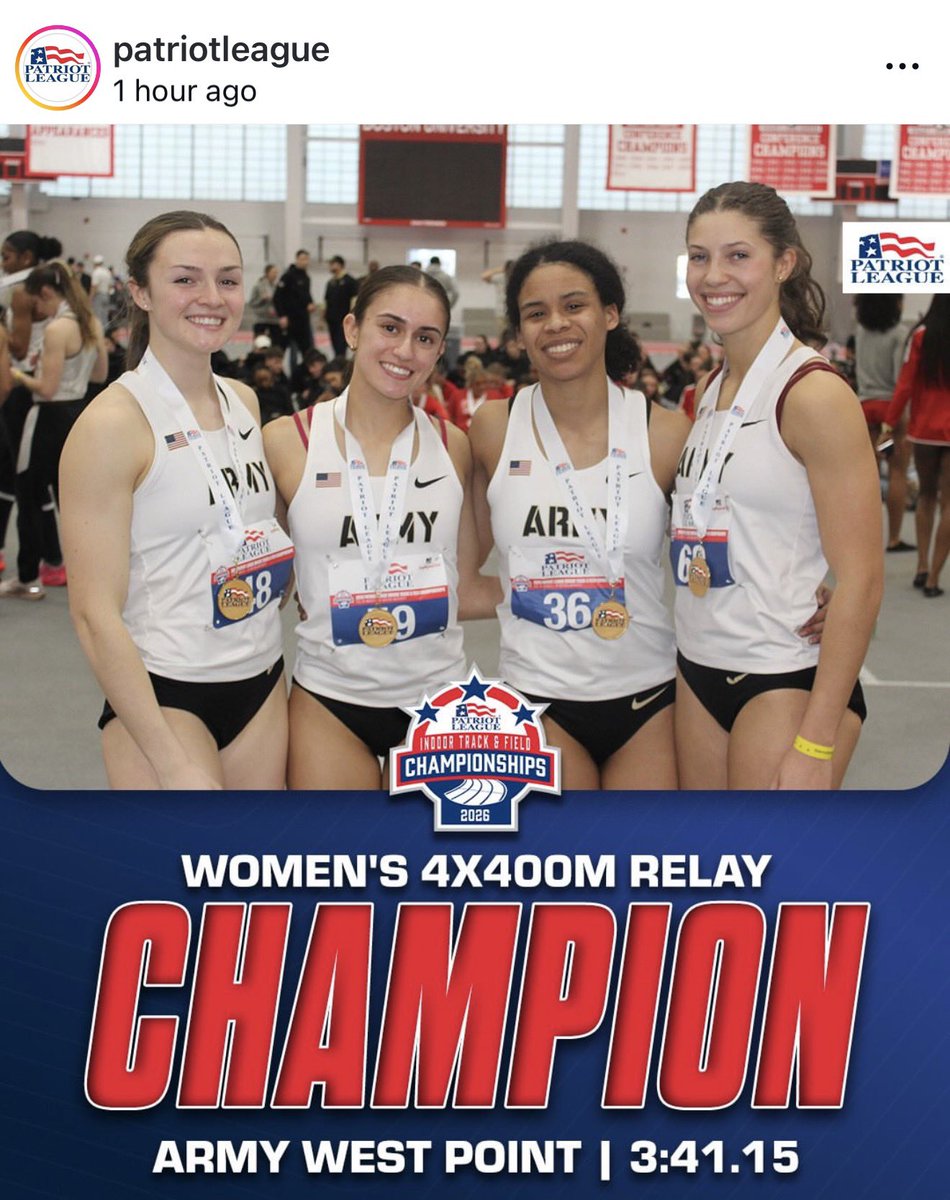 pastorkibbe's tweet photo. That’s two in a row for @FaithKibbe - Indoor and Outdoor for @ArmyWP_TrackXC in the Patriot League Championships! 

Now let’s get that open 400 meter title in May! https://t.co/o16X7PRBFm