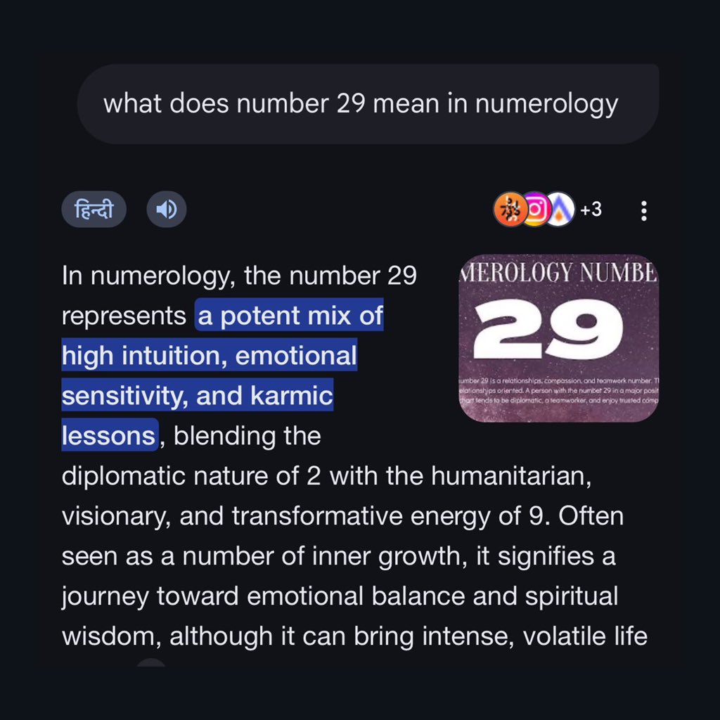 pjmIesviu's tweet image. El track "No.29" es la única canción de ARIRANG sin créditos revelados, será collab o un skit???

En numerología este número representa "crecimiento" "nuevos comienzos" "cambio" "lecciones kármicas", OH BTS LANZARIA FACTOS 🗣️🔥