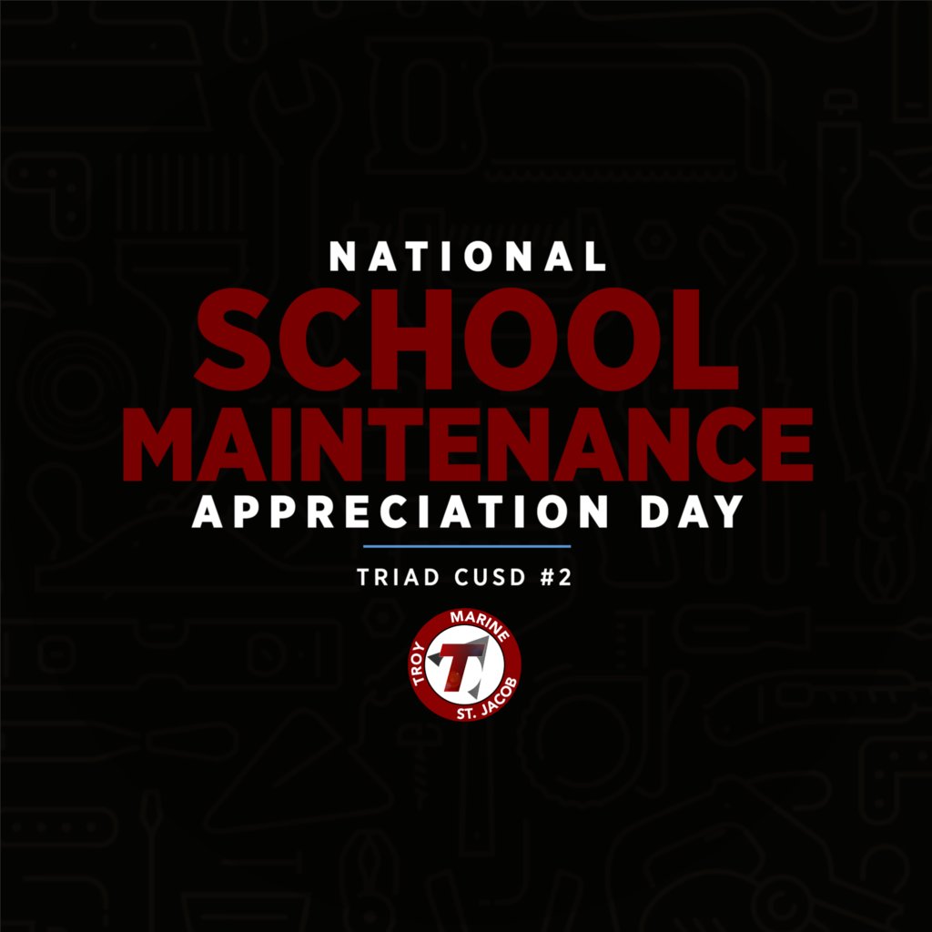 🔧 Happy National School Maintenance Appreciation Day! Our maintenance crew keeps our buildings safe, clean &amp; ready for learning every day. Thank you for all you do behind the scenes! You are truly the backbone of Triad USD 2! 💙 #Growing2gether