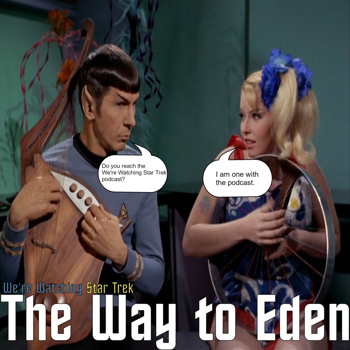 WWST_Podcast's tweet photo. Space Hippies! With musical guest Adam Tarantino! The Way to Eden is now available on your favorite #Podcast player! https://t.co/YyzG4bhzbu #StarTrek https://t.co/FFS2qWuF0e