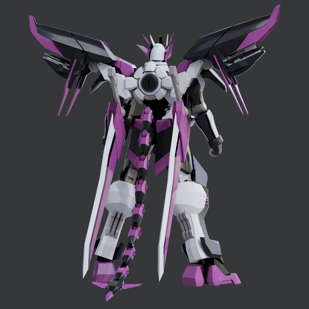 Invictus Process 1/2 

- I sculpted a 3D model for Invictus Gundam mainly the important parts.
- Did a basic rigging for posing. 
- Render with Cycle before starting painting to it.

for next post I will talk about how I paint over the Invictus Gundam 😉

#blender #Gundam