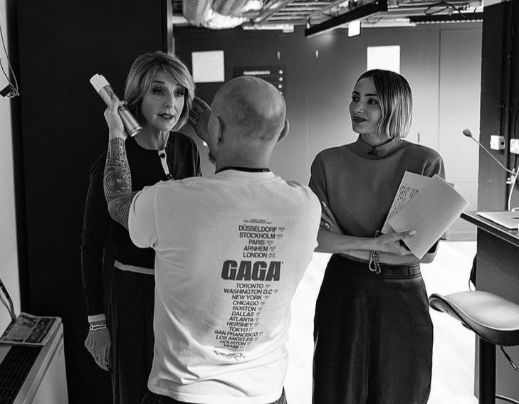 kayeadamsfans's tweet image. Here is @kayeadams looking gorgeous! ❤️, Beautifully captured with @FrankieBridge and Martin behind the scenes of @loosewomen last month! ❤️, 📸 Ken