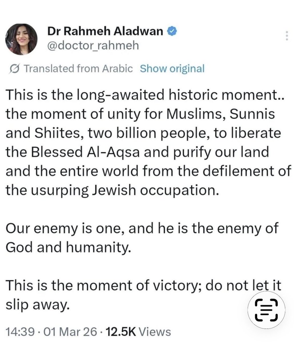 After the Personal threats from the ex malicious communications , antisemitic- we felt it necessary after having a professional Arabic interpreter to say this was a threat to the Jewish community around the world. And reported to it police - we were careful to take a few days