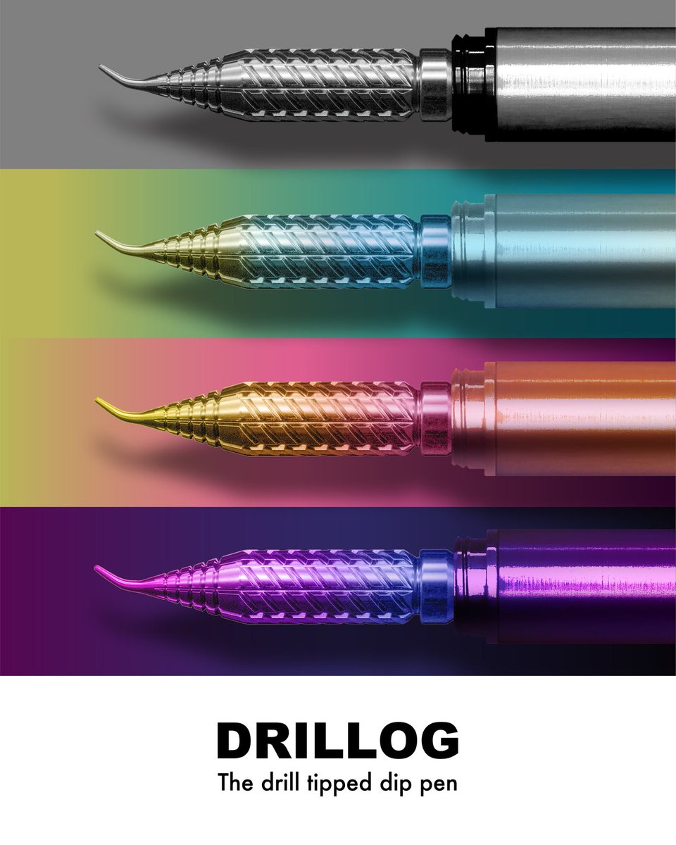 DRILLOG | The drill tipped dip pen (@info_drillog) / Posts / X