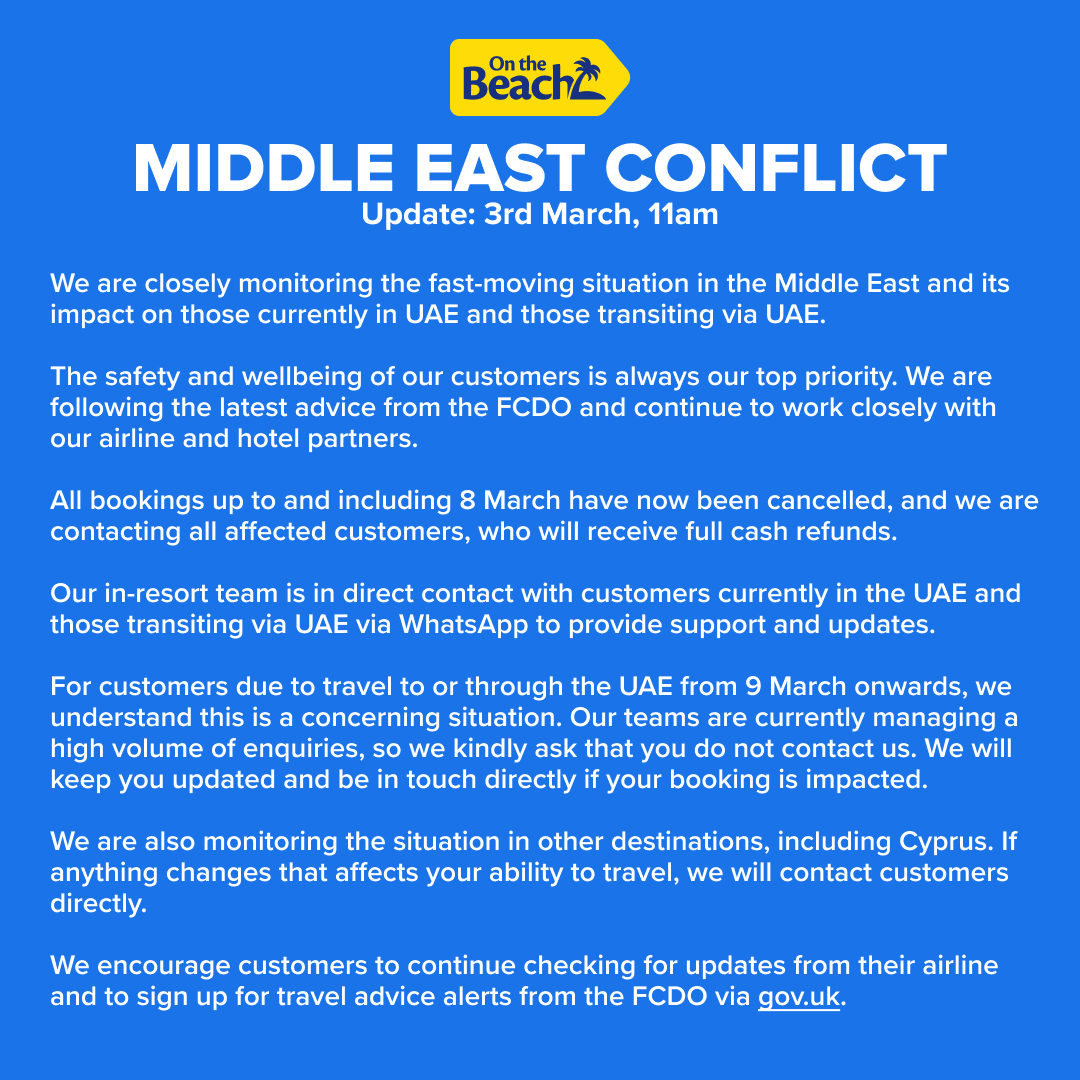 On the Beach tweet media