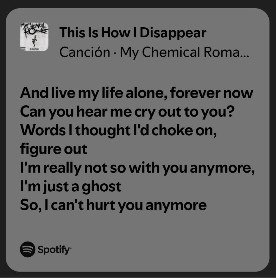notNovaax's tweet photo. Joder como te amo MCR tu sabes que pedo conmigo https://t.co/PiKJPpo3Lz
