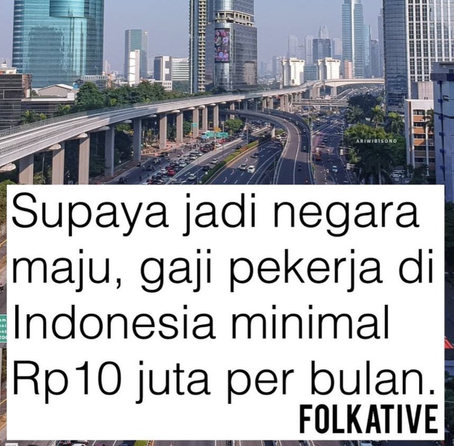 Gaji kalian nyampe 10 juta ga bicth sebulan