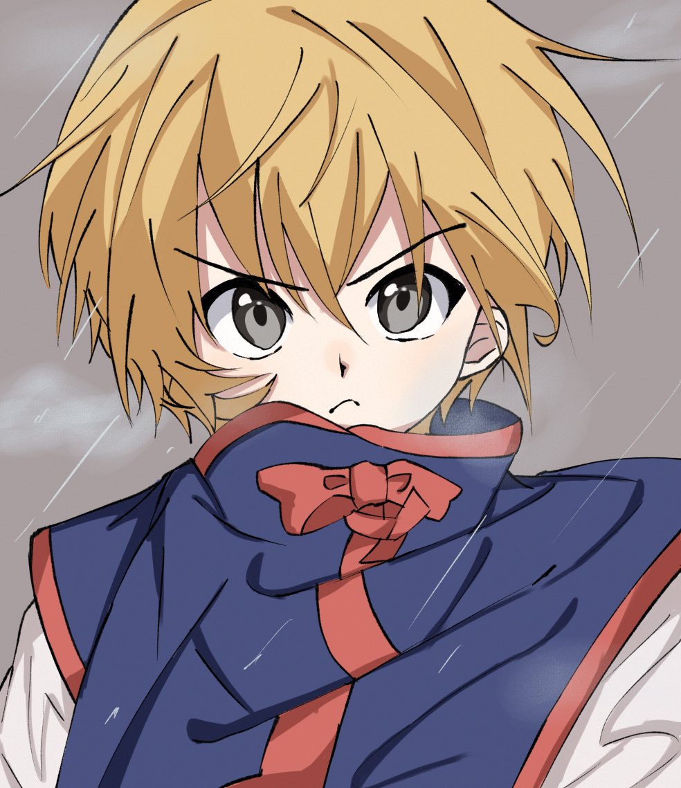 新アニ1話の雨風に吹かれるクラピカ可愛くて描いたっ！！ #hxh #hxhfanart