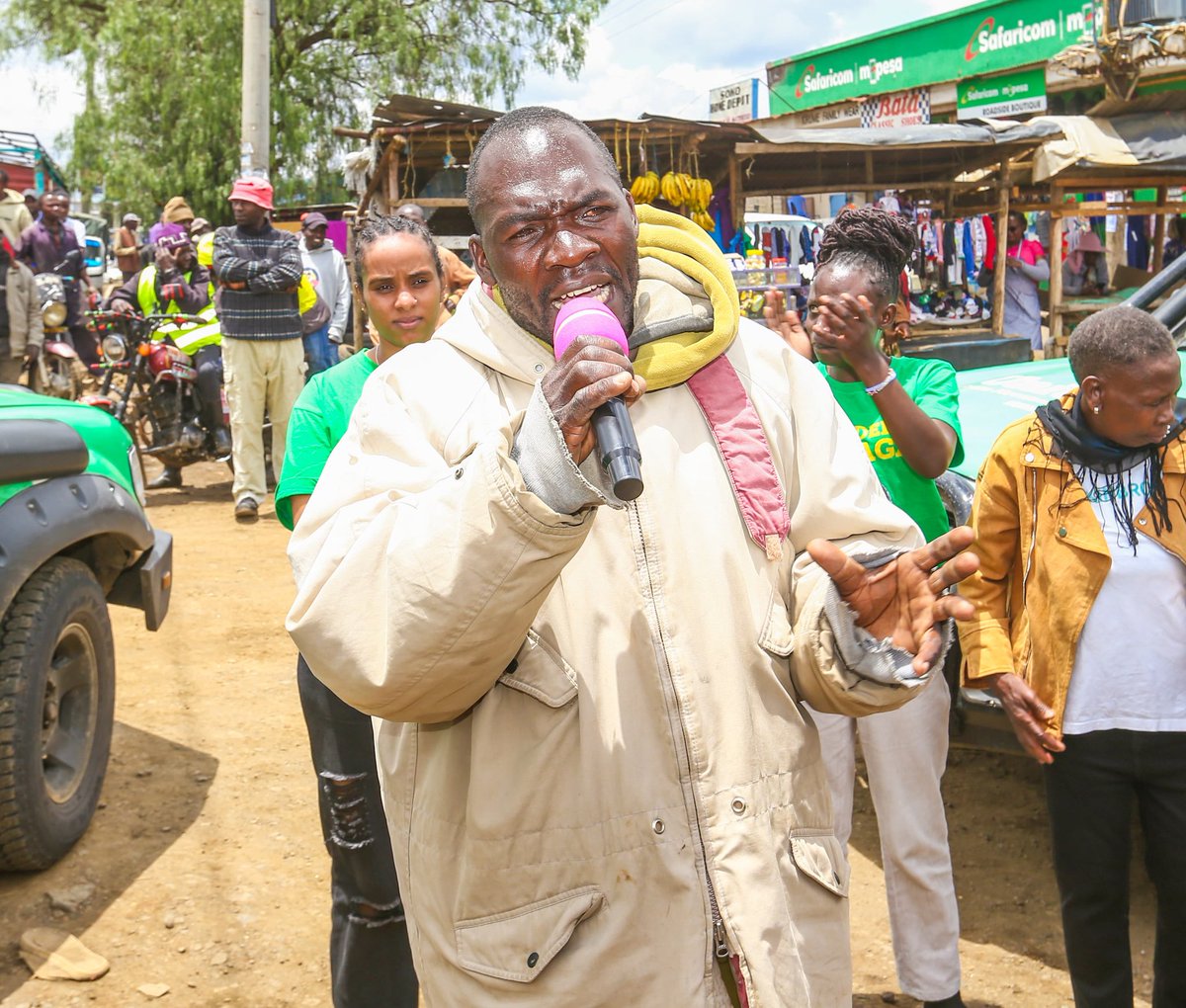 🟩Young people do not have jobs.
🟩The health system has failed.
🟩Women are dying at childbirth.

These are lived experiences of the people of Njoro Town, Nakuru County.  The government has failed the people.

Kenyans want leaders who do more than kutenga. They want leadership