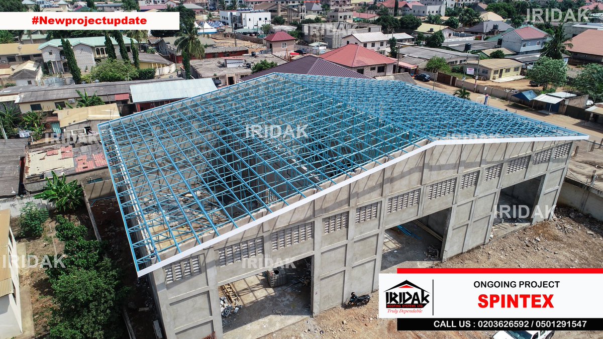IridakLimited's tweet photo. Our Spintex 3-in-1 Warehouse Project Update 

Call our hotline: 0203626592 / 0501291547
 
#roofing  
#Iridak  
#trusses  
#fblifestyle
Nana Agradaa https://t.co/oAKSRWY7zK