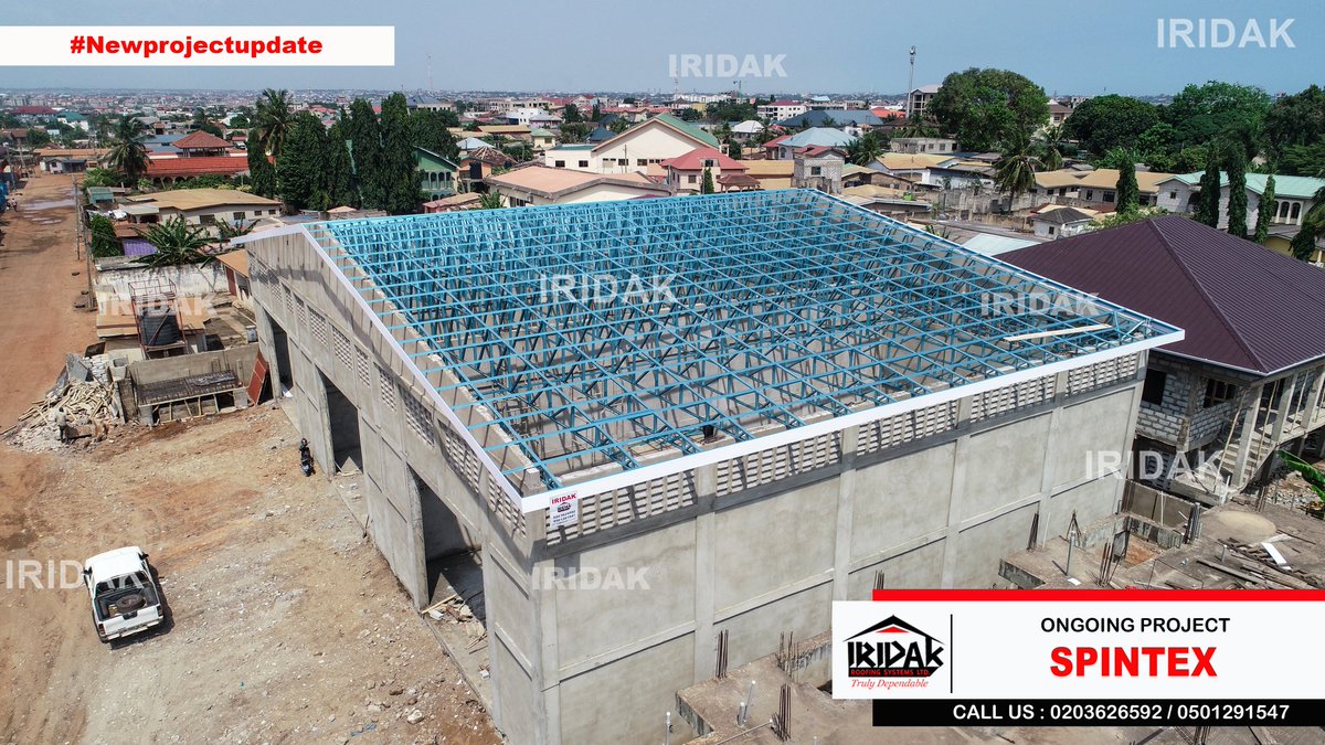 IridakLimited's tweet photo. Our Spintex 3-in-1 Warehouse Project Update 

Call our hotline: 0203626592 / 0501291547
 
#roofing  
#Iridak  
#trusses  
#fblifestyle
Nana Agradaa https://t.co/oAKSRWY7zK