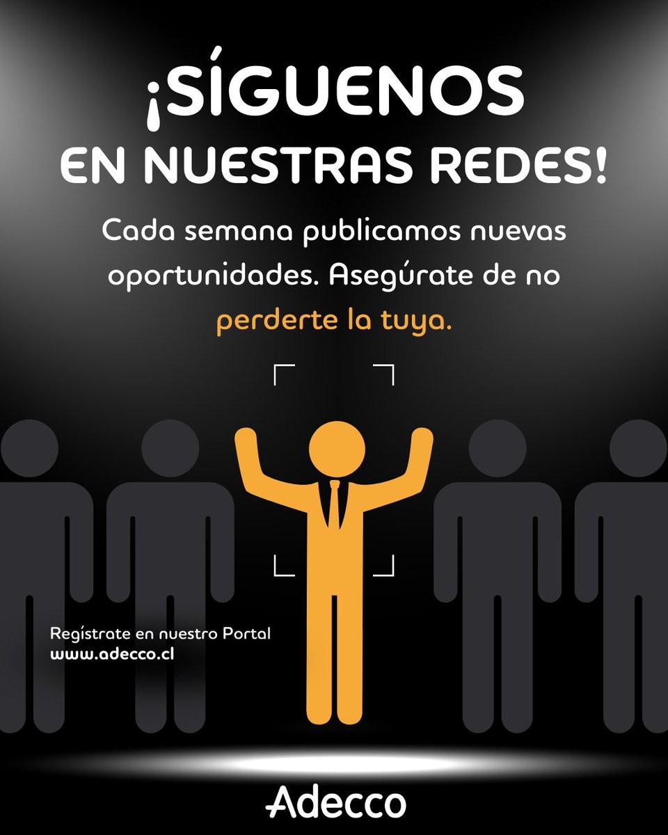 Adecco Chile tweet media