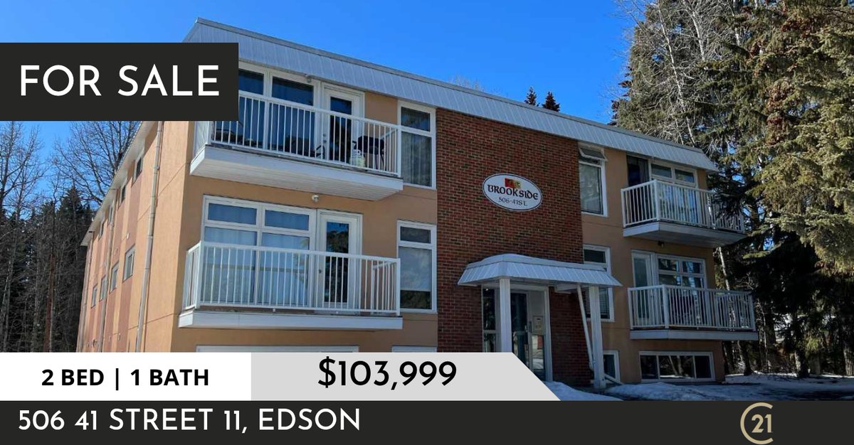 SharonHawboldt's tweet photo. Affordable and well-maintained 2-bedroom, 1-bathroom condo located on the 3rd floor of Brookside Condominiums! Call me at (780) 712-9122 to schedule a showing.

Sharon Hawboldt
Associate Broker/ Owner/ Condo &amp; Property Manager
C:... https://t.co/CMzO6pZ8HE https://t.co/MQ7PguPkMK