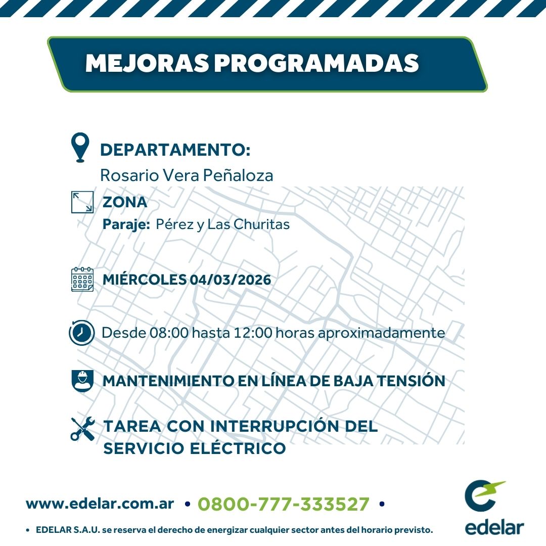 EdelarSAU's tweet image. #MejorasProgramadas