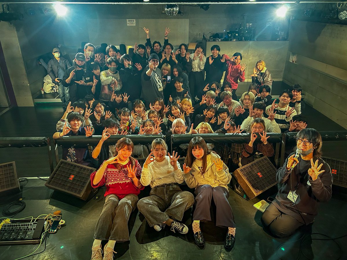 oosaki_b's tweet photo. 26.03.02 We are Live project vol.64
主催ジョイント第64弾でした😌この日は全回生対象編でたく��んの大学、軽音団体に参加してもらいました！はじめましての団体も繋がりができてめちゃくちゃ嬉しかったし、これからより仲良くなっていってくれたらほんまに嬉しいです！皆様ありがとうございました！ https://t.co/X56Q7ZIKnL