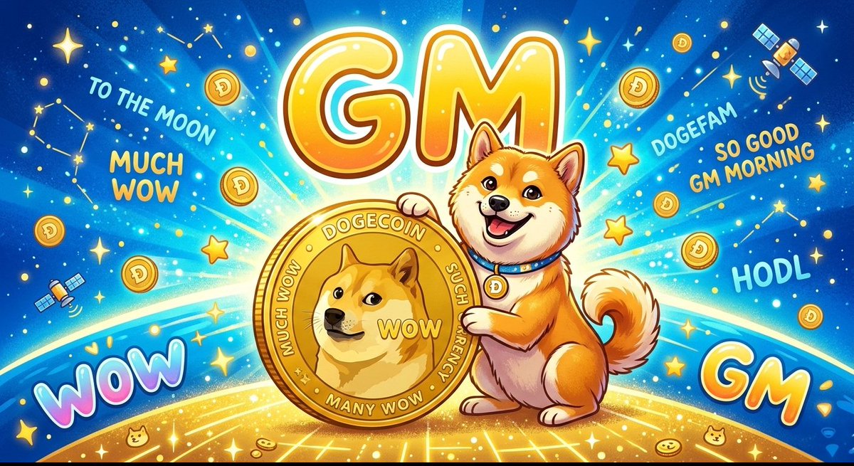 DogeDotMeme's tweet image. Even if the times aren't the best, we must always maintain our style, which is what has distinguished us since day one.

So GM GM GM FAM! ☀️❤️

#Dogecoin #DogeFam #DogeArmy