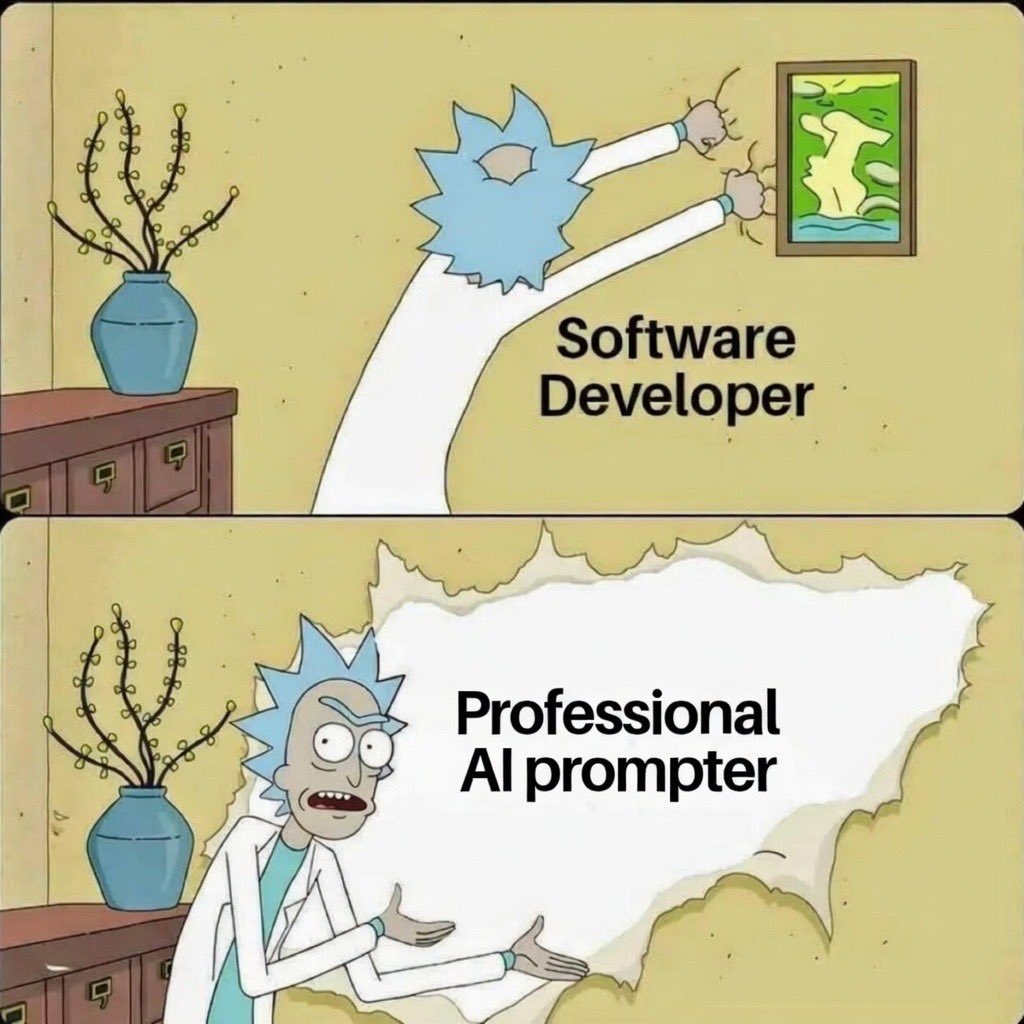 lingodotdev's tweet photo. Software developers in 2026 😂 https://t.co/xjn4MWWI4L