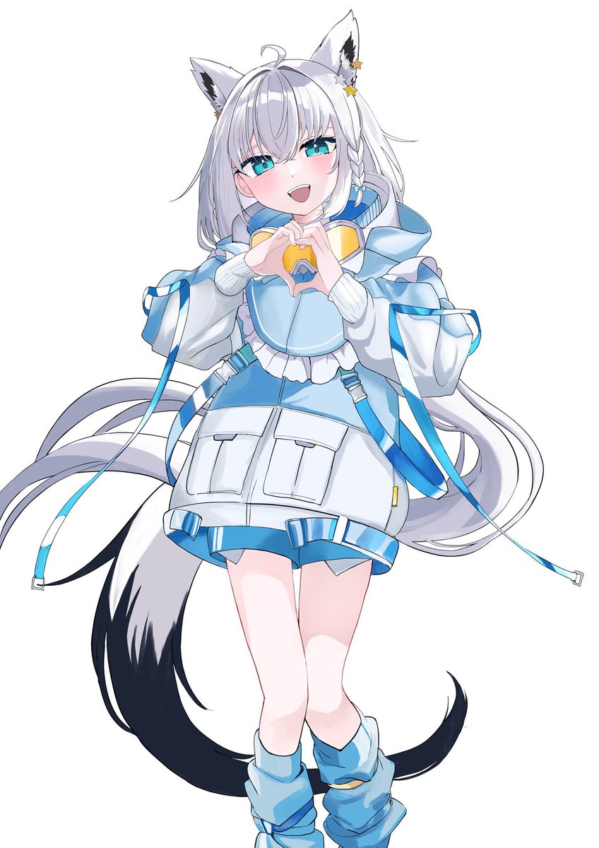 🫶🏻🩵#絵フブキ