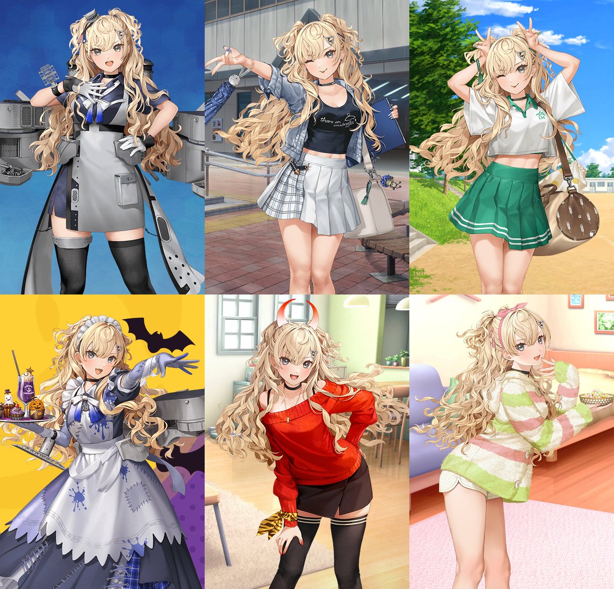 ミネアポリスのゲーム内グラこれくしょん(水着グラといったゲーム外の