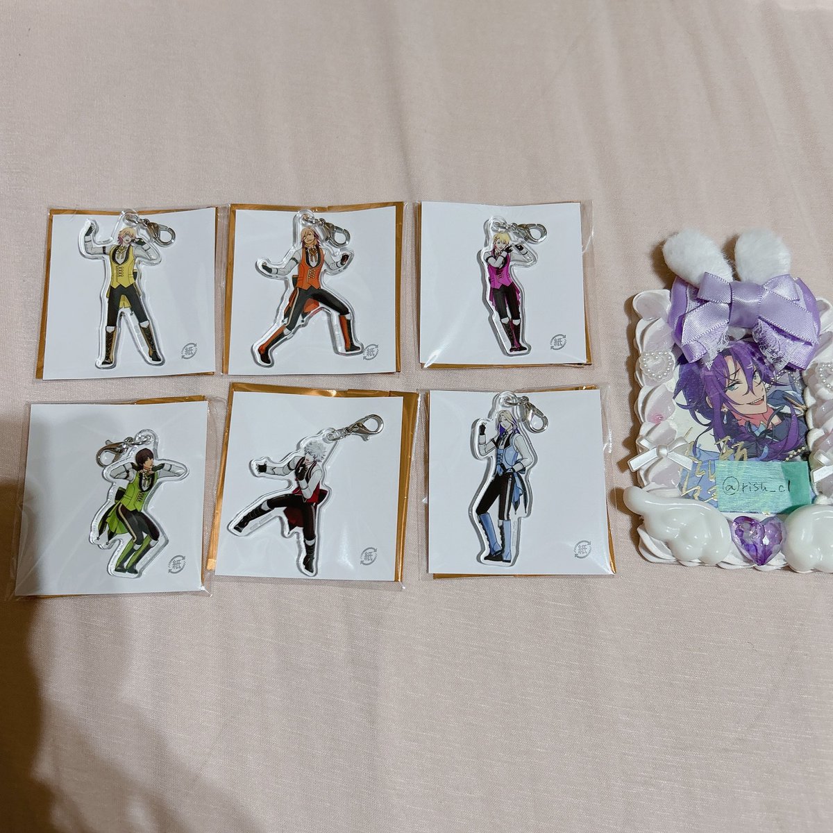 譲渡】うたプリ ASSHC アクリルチャーム 譲 那月 レン 翔 セシル 蘭丸