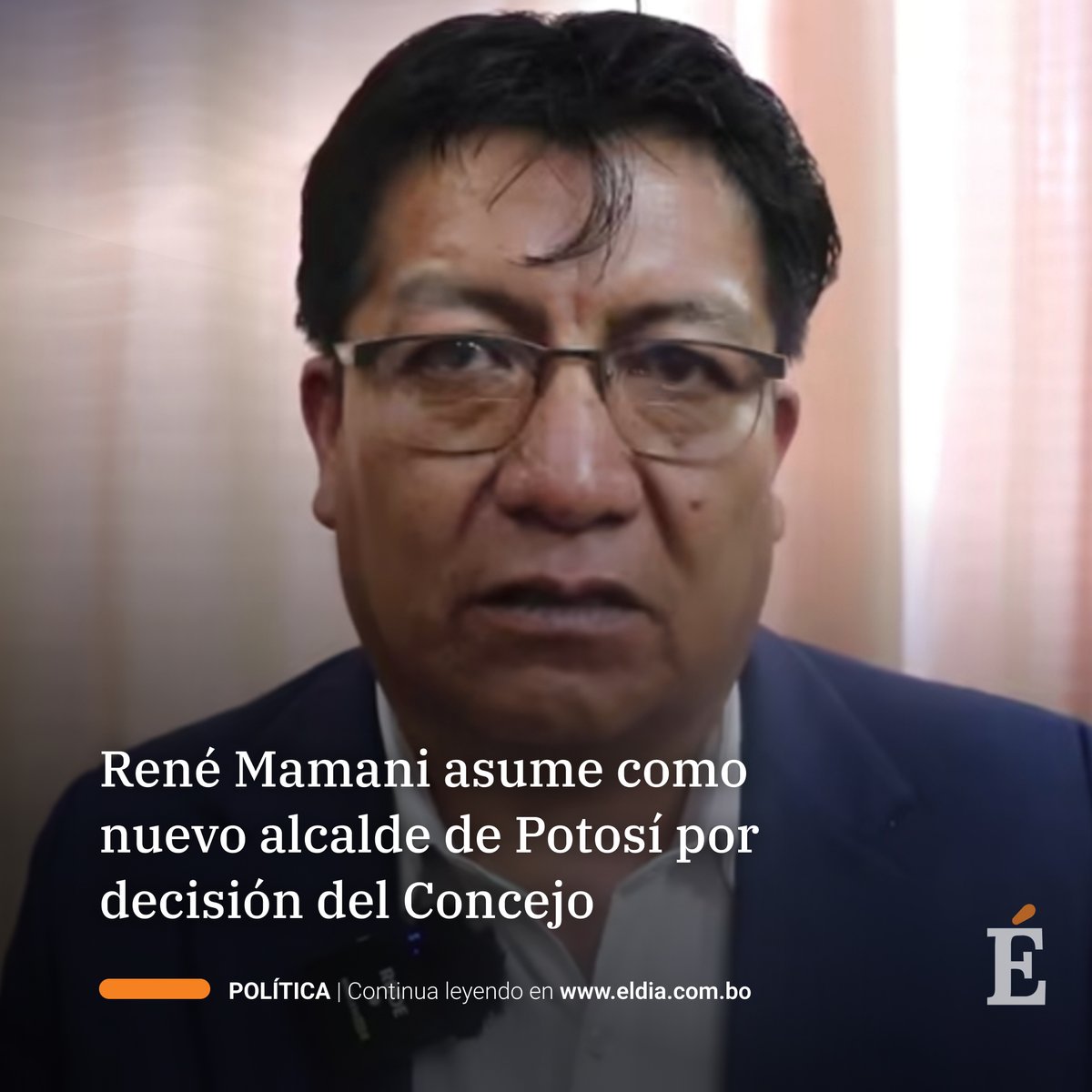eldiabolivia's tweet image. El Concejo Municipal de Potosí, designó al concejal René Mamani Huallpa como el nuevo alcalde interino del municipio potosino
eldia.com.bo/2026-03-03/pol…

#Posesión #JosefinaCruz #Cambio
#ElDíaBolivia