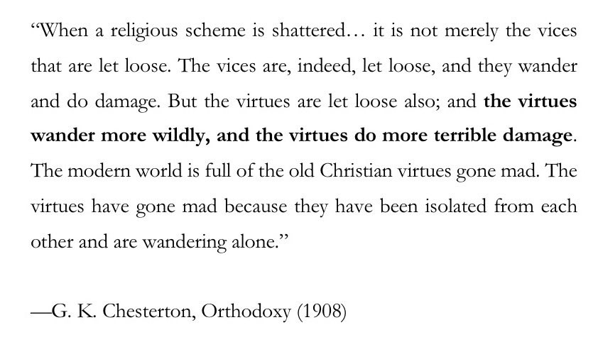 G. K. Chesterton anticipated the problem of “toxic empathy” more than 100 years ago, explaining both its origin and its destructive potential: