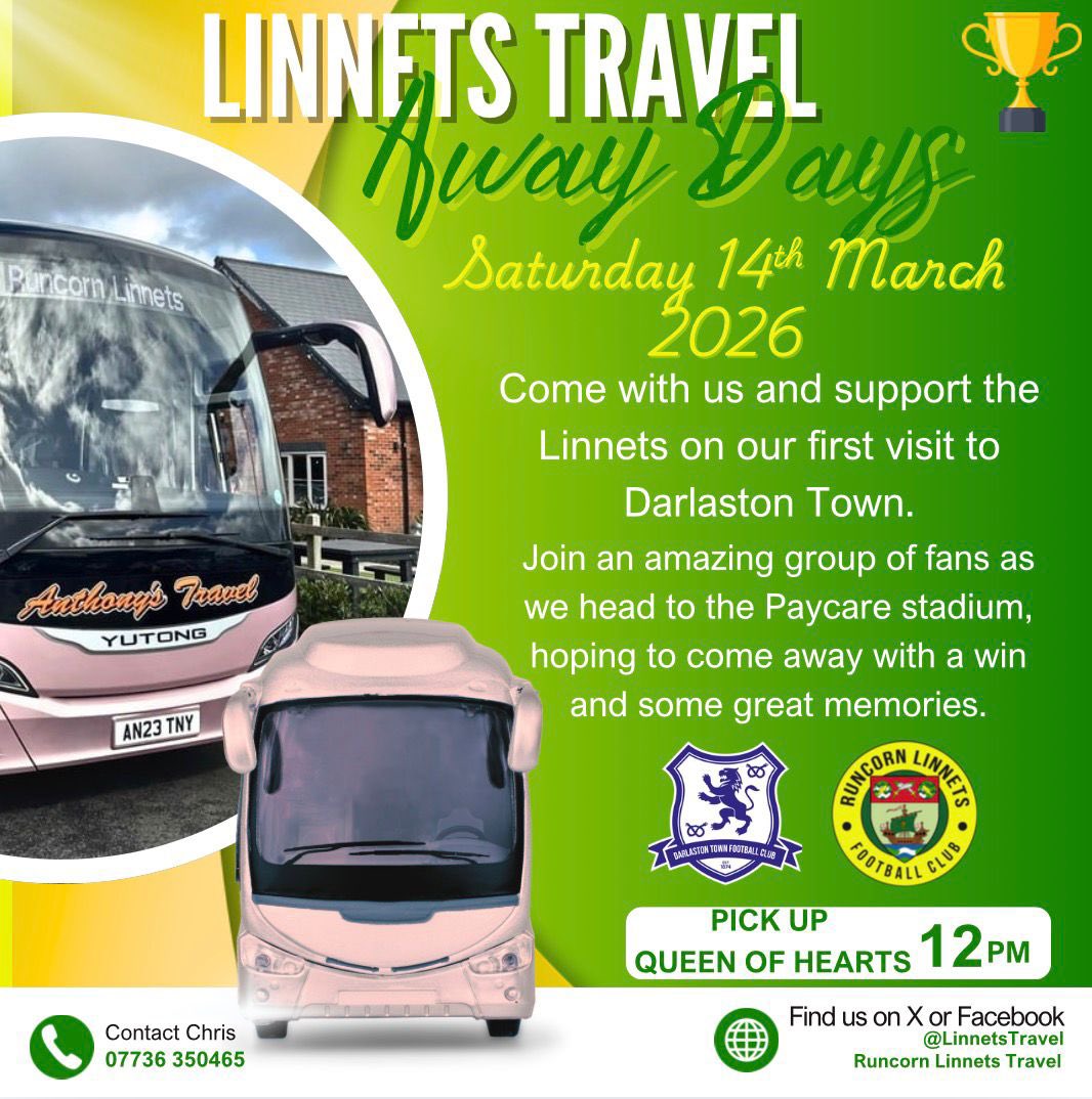 Runcorn Linnets Travel tweet media