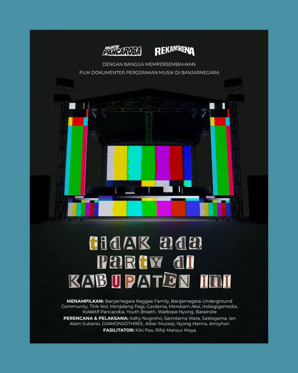 KolektifPncrb's tweet photo. Malam ini di GIK UGM 👀🍿🎞 🎸⚡️ https://t.co/VhrdLPdNTH