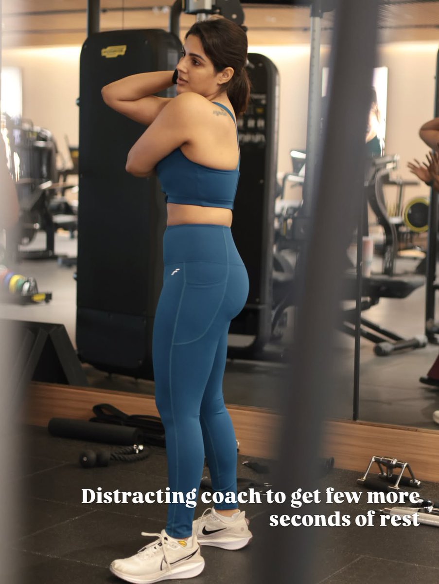 Stronger every rep, smarter every rest. 💗💯 <a href="/iamsamyuktha_/">Samyuktha</a>
She's absolute beast in fitness 🫡
You're truly Motivational Mam ☺️

#Samyuktha #Swayambhu
#gymgirl