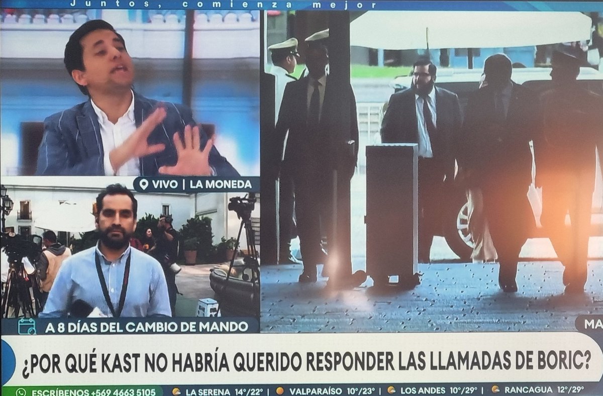 Veriztoff's tweet photo. "Por qué Kast no responde las llamadas de Boric?
Porque tiene true caller y el celular  lo identifica como fraude
Mentiroso #Boric #CableChino https://t.co/r1juKw4Wsi