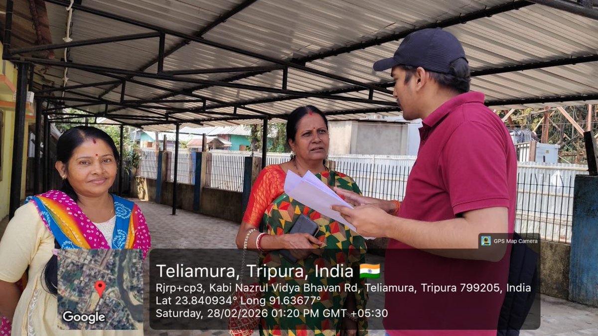 Team Tripura Centre visited a CBSE exam centre to conduct an awareness programme on NIEDO’s academic &amp; mentorship initiatives. We also collected valuable offline data from parents and students and look forward to a positive response.

Together, empowering young minds for a