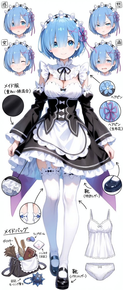 SD_syndrome3's tweet photo. #PixAI 

リゼロ レムとラムのキャラクターシート

SFW illustrations

誰でも簡単にキャラクターシートを生成できるツールです⇩
https://t.co/X1FuYFjJ4a https://t.co/zsX7DfT6VD