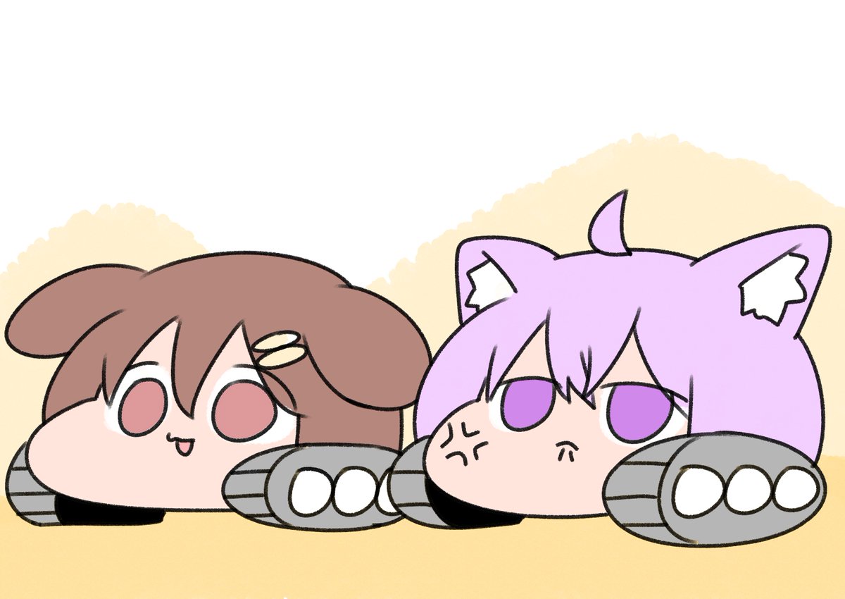 おかころ戦車　#できたてころね #絵かゆ