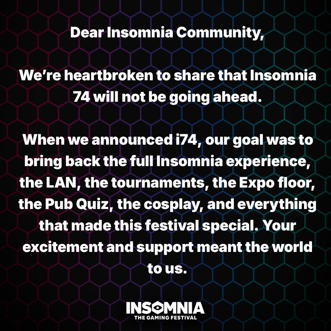 Insomnia the Gaming Festival tweet media