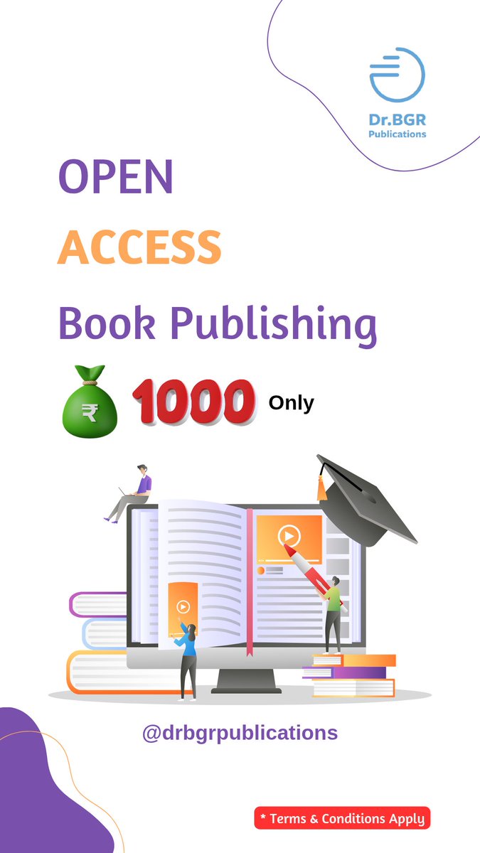 bgrpublications's tweet photo. 📢 Open Access Book Publication

📘 ISBN Included
🌐 Open Access URL
📑 DOI (Upon Request)

💰 Publication Fee: ₹ 1000/- Only

Ensuring global visibility and academic excellence.

📩 @drbgrpublications

#OpenAccess #BookPublishing #ISBN #AcademicExcellence #drbgrpublications https://t.co/mMw8SFYZB3
