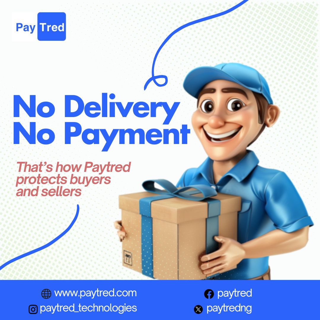 paytredng's tweet photo. Dear business owners 👋

Stop losing customers because of trust issues.

Paytred protects both buyer and seller with automated escrow.
Funds are only released after delivery is confirmed.

Simple. Secure. Smart. https://t.co/UB9mdkySqy