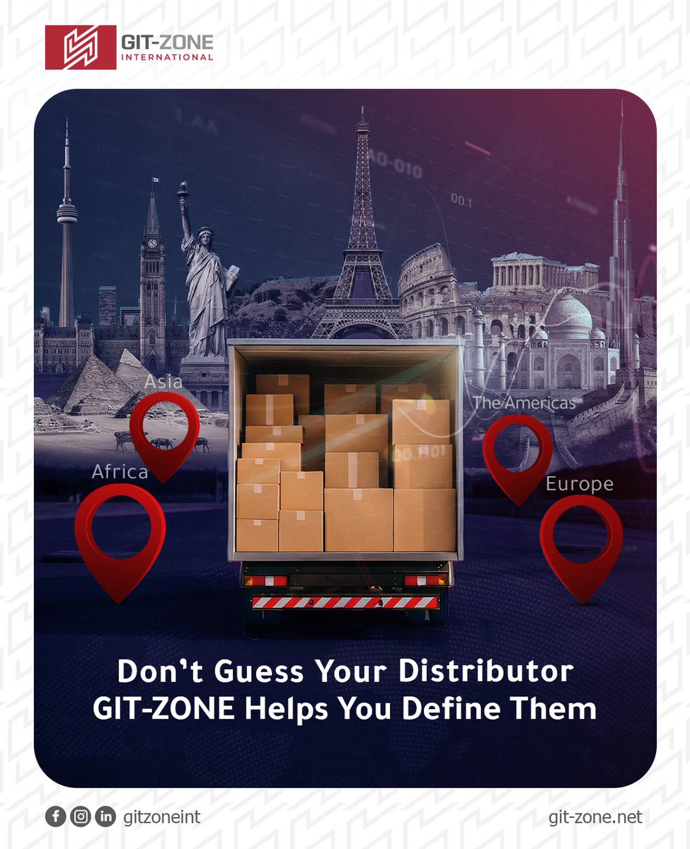 gitzonecom's tweet photo. Stop chasing one-off orders. Start building a legacy.
Too many exporters fail in new markets because they treat expansion like a transaction.
A shipment is not a strategy.
A purchase order is not a presence.
That’s why GIT-ZONE created the Market Activation Program (MAP). https://t.co/faDNKqODTL