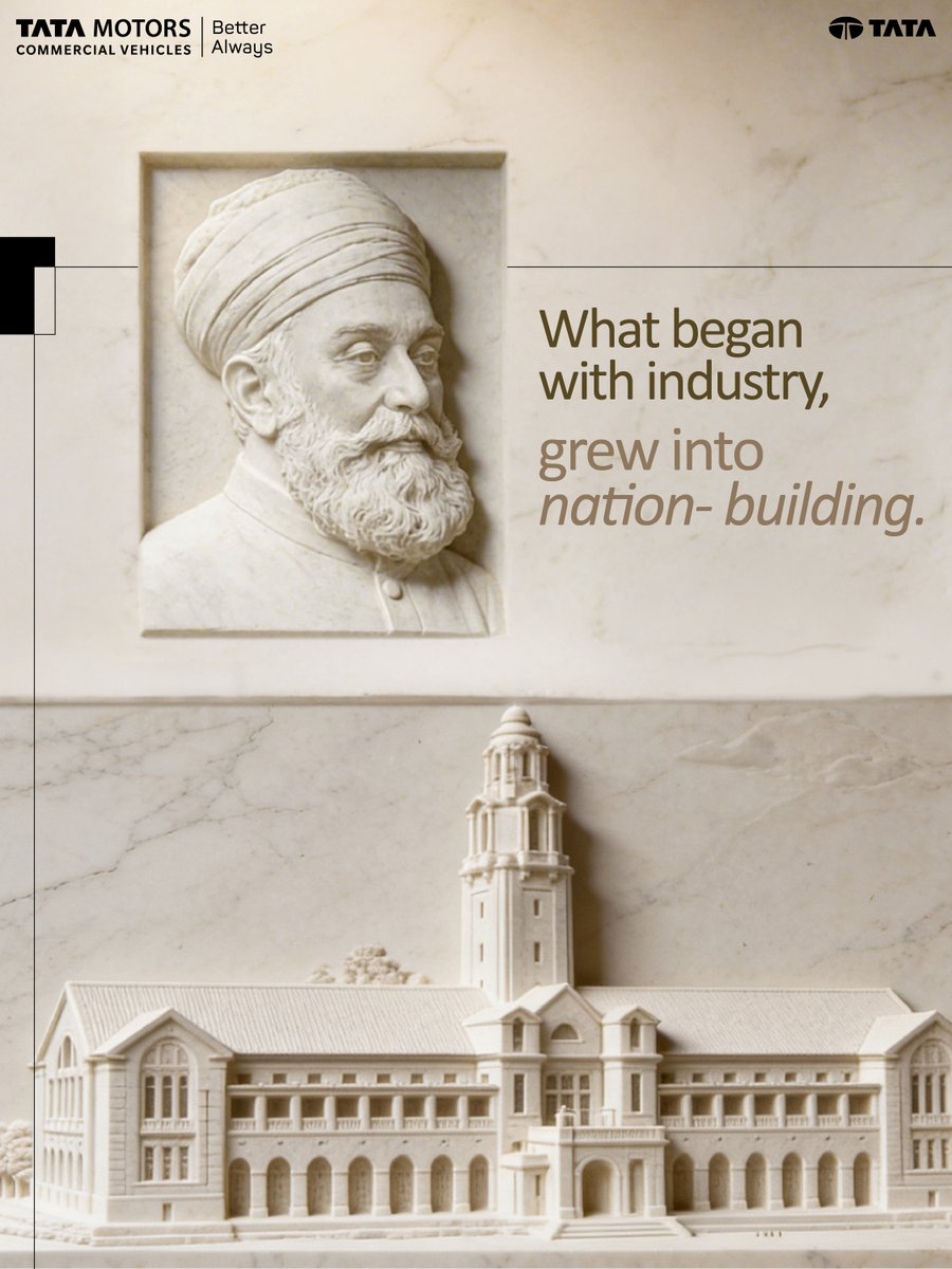 On the 187th birth anniversary of Jamsetji Nusserwanji Tata, we honour ...