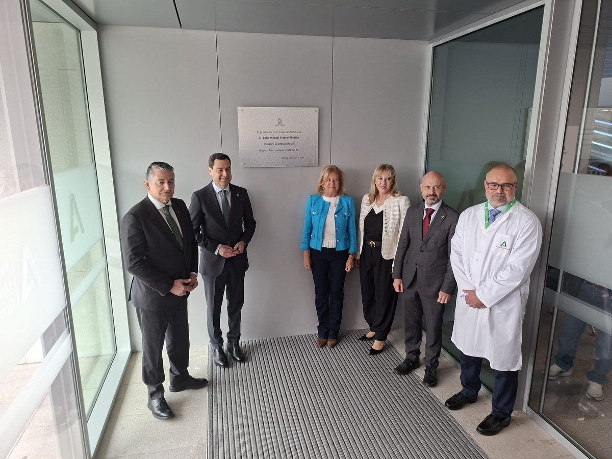 GobiernoMalaga's tweet image. 👉 El subdelegado de @GobiernoMalaga, @FJavier_Salas, ha asistido al acto de inauguración de la ampliación del Hospital Costa del Sol, #Marbella, que ha sido financiada íntegramente por fondos europeos REACT EU transferidos a las comunidades autónomas por el Gobierno de #España.