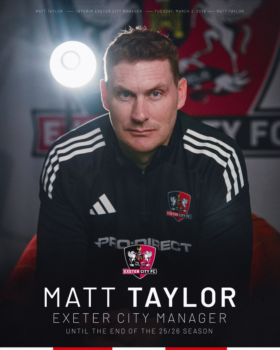 The 👑 returns! 😍

The full story on Matt Taylor's return to City ⬇️

🔗 exetercityfc.co.uk/WelcomeBackMT

#ECFC #SemperFidelis