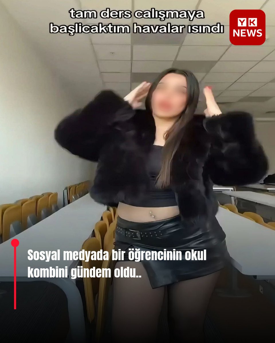 Sosyal medyada bir öğrencinin okul kombini gündem oldu..