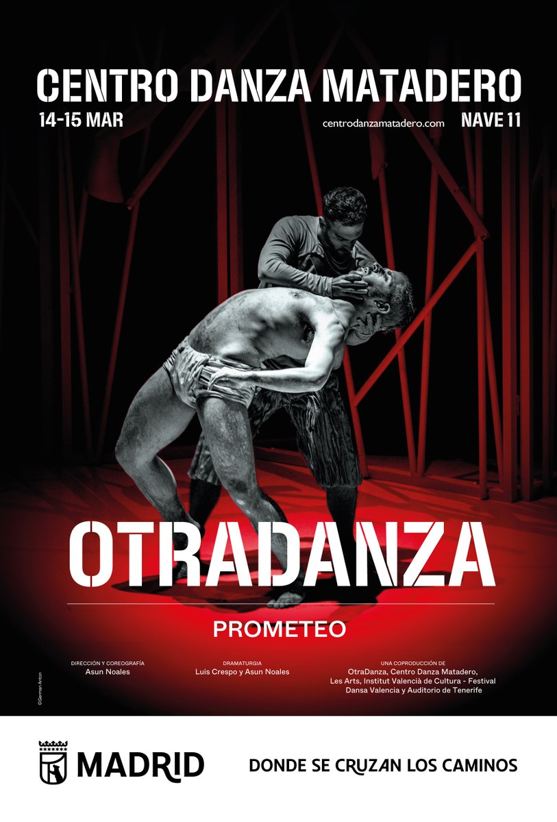 Visita_Madrid's tweet image. 👉Centro Danza Matadero - CDM
La meca de los amantes de la #danza en #Madrid.
📌En cartel: Compañía de Danza Jesús Carmona con #Tentativo 
📌Próximamente: OtraDanza con #Prometeo 
centrodanzamatadero.es