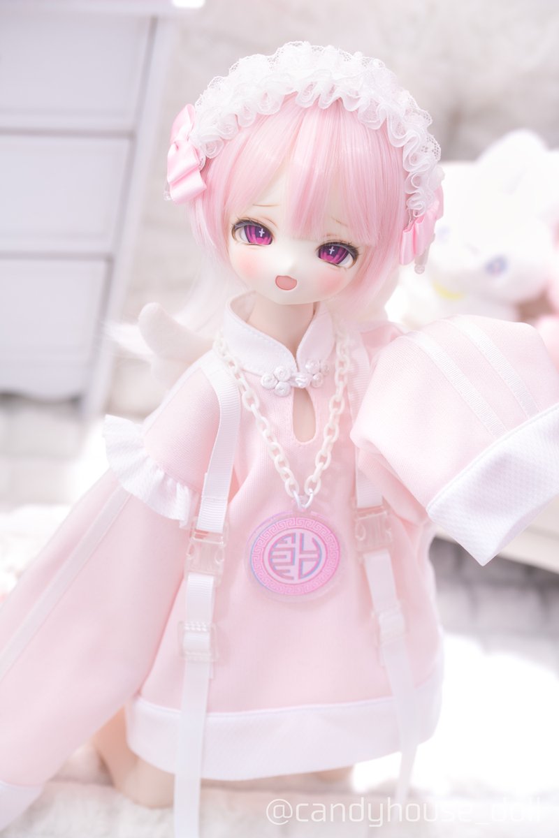 ヘッドドレスのデザインはこんな感じに変わりました！ ピンクリボン🎀🩷