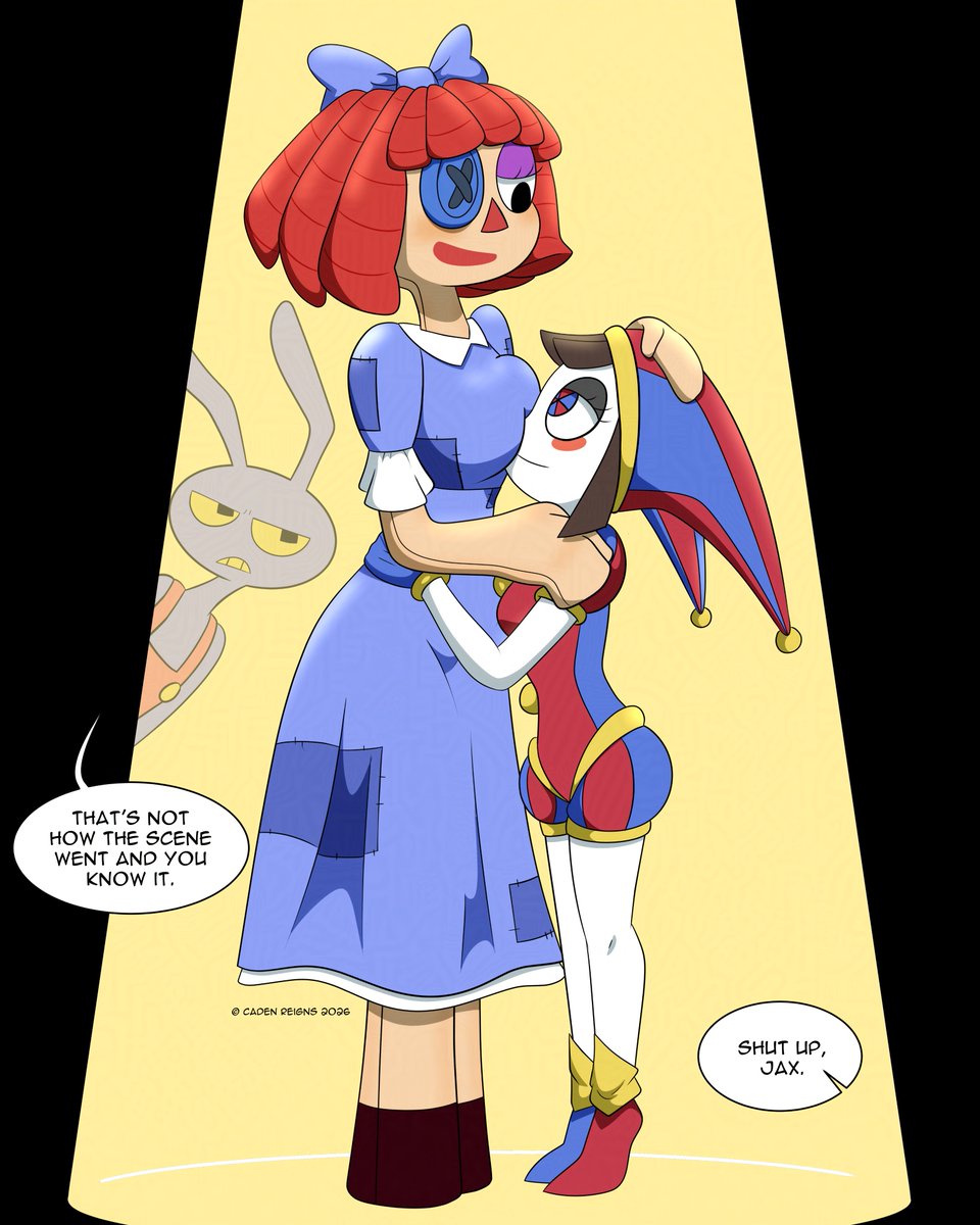 I redrew the "bump" scene. This is how it went, right?
#tadc #ragatha #Pomni