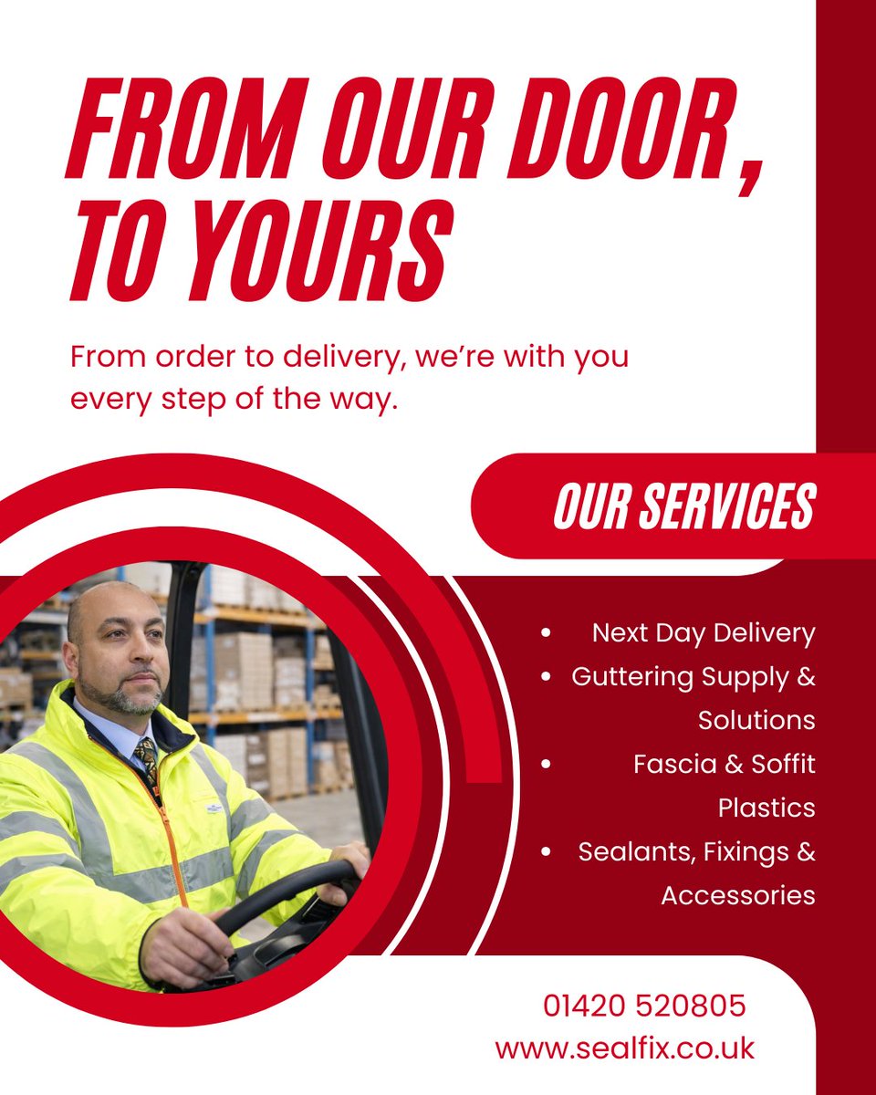 Sealfix's tweet photo. π From our door to yours
At Sealfix, itβs more than just delivery β itβs a service you can rely on. From the moment you place your order to the second it arrives, weβre with you every step of the way.
Fast. Reliable. Hassle-free. π
#ReliableService #TradeEssentials https://t.co/iRkTSMR6Ng