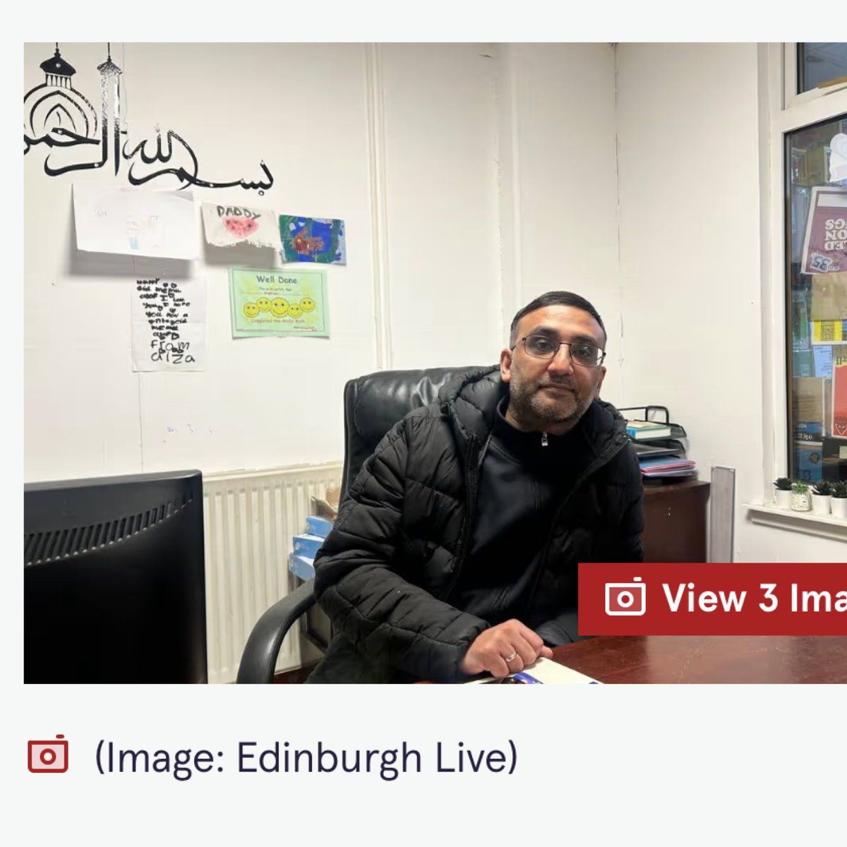 Kudos to Asif Hussain the shop keeper in Edinburgh who saved people’s lives by hurrying them out the back of his shop to save them. The terrorist with two knives stabbed two people yesterday outside a nursery. Thanks to Asif  quick thinking and bravery. 

#Edinburgh
