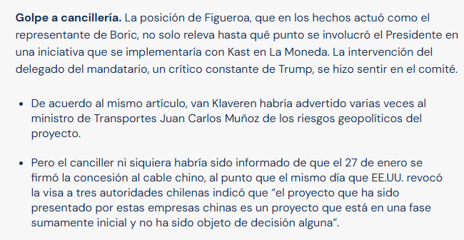 En el horno, weon mentiroso. Ni el canciller sabía jajaj